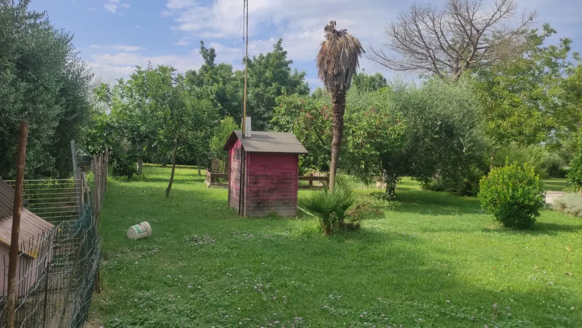 Appartamento al piano terra di ampia metratura con ingresso indipendente e ampio porticato con 1900 mq. di giardino in casale marchigiano · foto 13