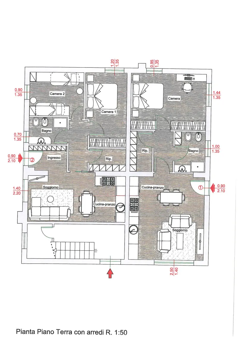 Appartamenti di nuova realizzazione in piccola palazzina di soli 5 unita' abitative  in zona residenziale  con balconi e corte privata per appartamenti al piano terra · foto 2