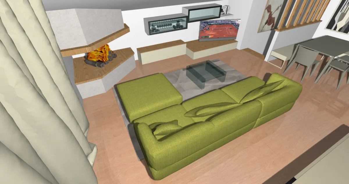 In palazzina appena ultimata, ultimo appartamento disponibile. Mansardato, travi a vista, parquet, 2 camini, 2 terrazzi, posto auto. Soggiorno con angolo cottura e camino, 2 camere, doppi servizi. Classe A2. Pannelli solari, split , induzione · foto 12