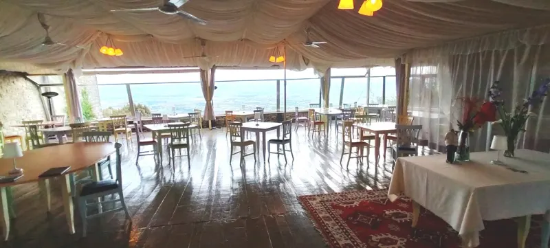 Ristorante con terrazza panoramioca a Monsummano Terme