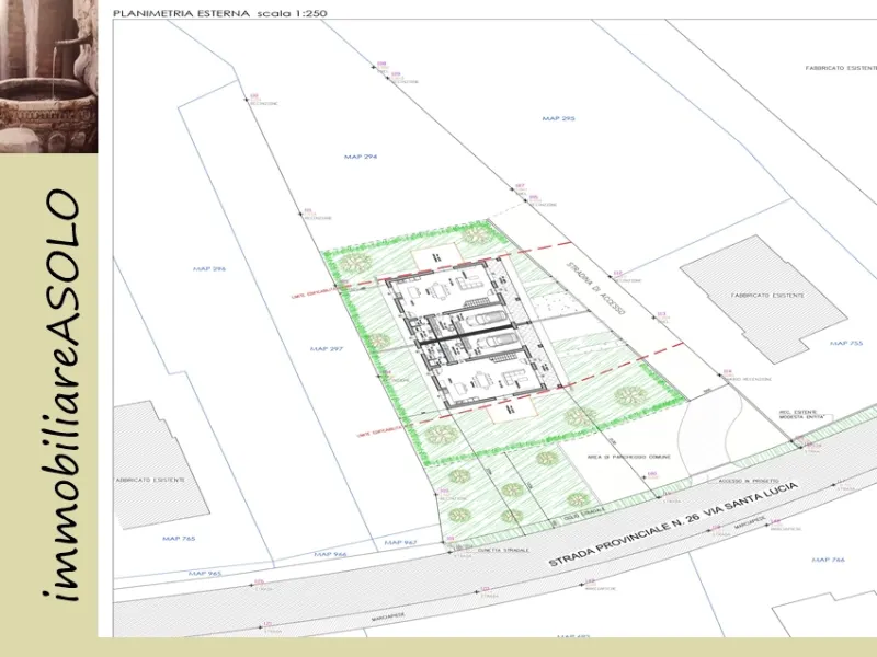 TERRENO EDIFICABILE CON PROGETTO APPROVATO a Castelcucco