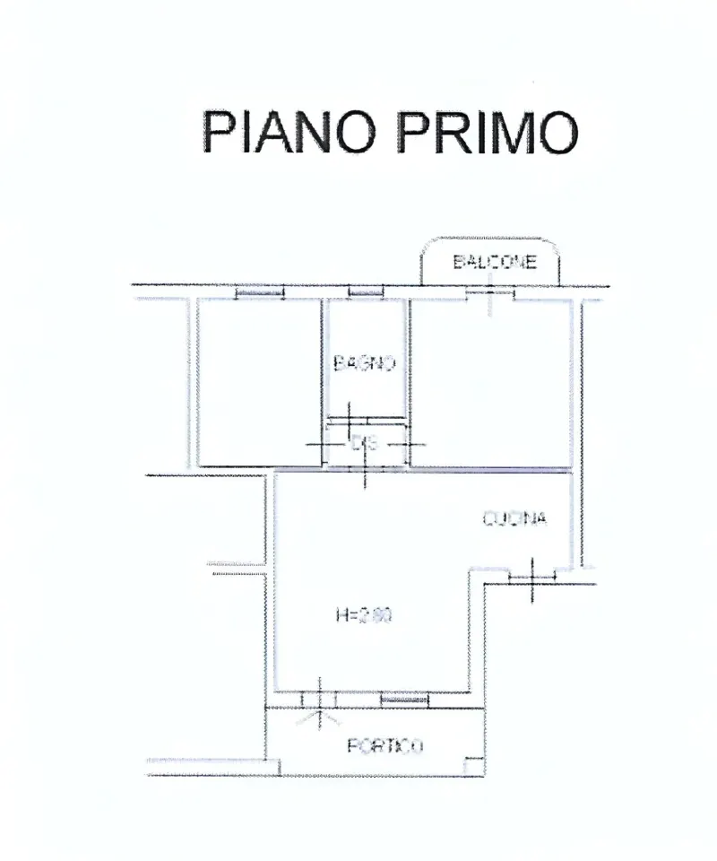 Planimetria 1 dell’immobile a Desenzano Del Garda