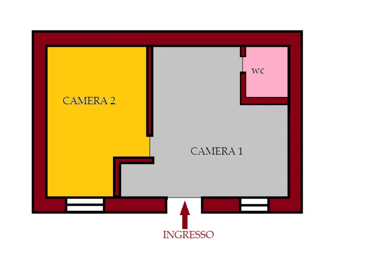 Planimetria 1 dell’immobile a Casavatore