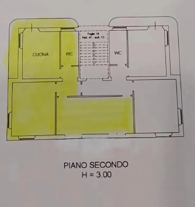 Planimetria 1 dell’immobile a Montegranaro