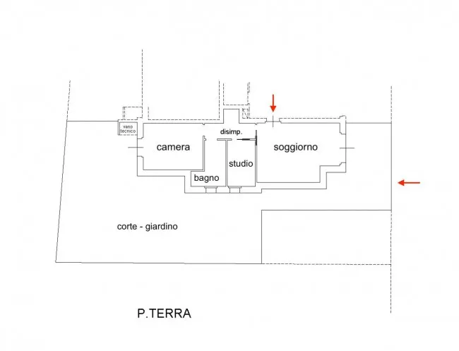 Planimetria 1 dell’immobile a Civitanova Marche