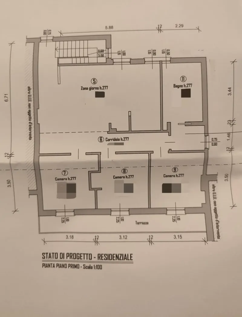 Planimetria 1 dell’immobile a Bassano Del Grappa